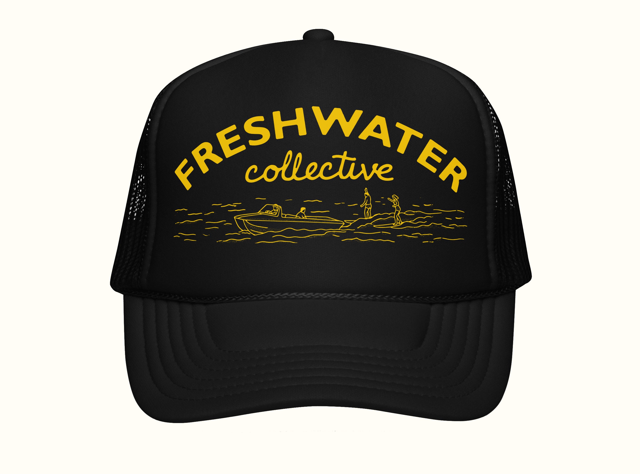 Wakesurf Scene Foamy Trucker