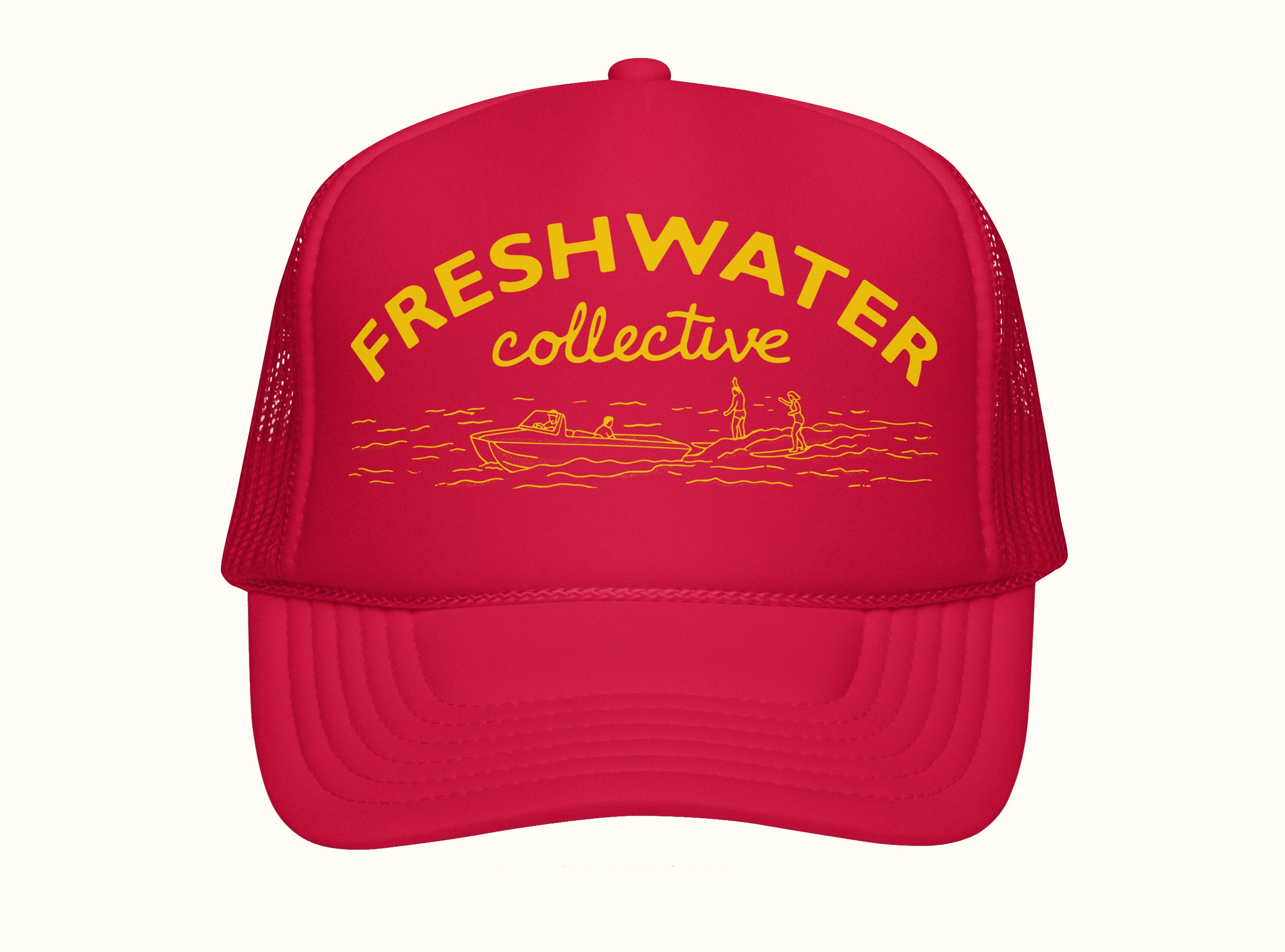 Wakesurf Scene Foamy Trucker